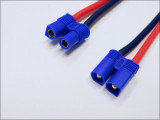EC3 Connector Pair w/16awg, 7.,5" leads